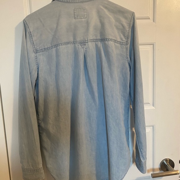 American Eagle Jean Button-up Shirt - Picture 2 of 3